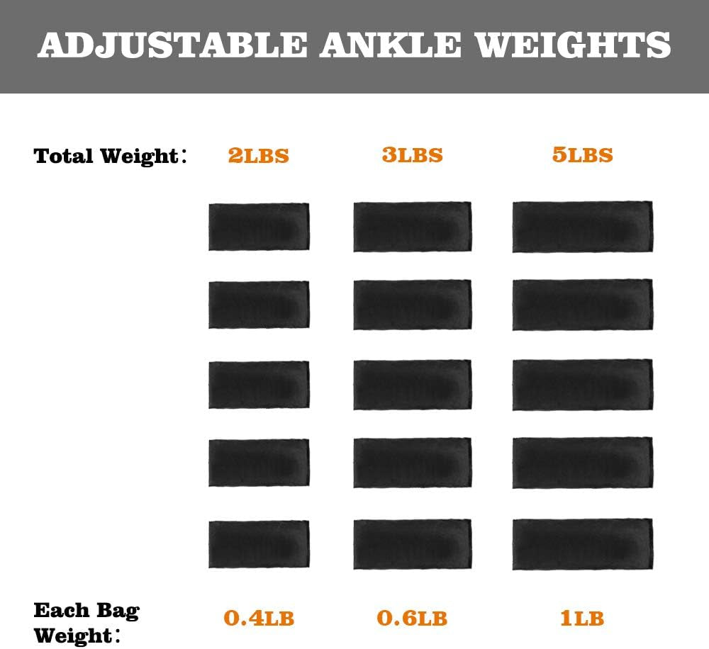 Elevate Your Workouts with Adjustable Ankle Weights - Perfect for All Fitness Levels!