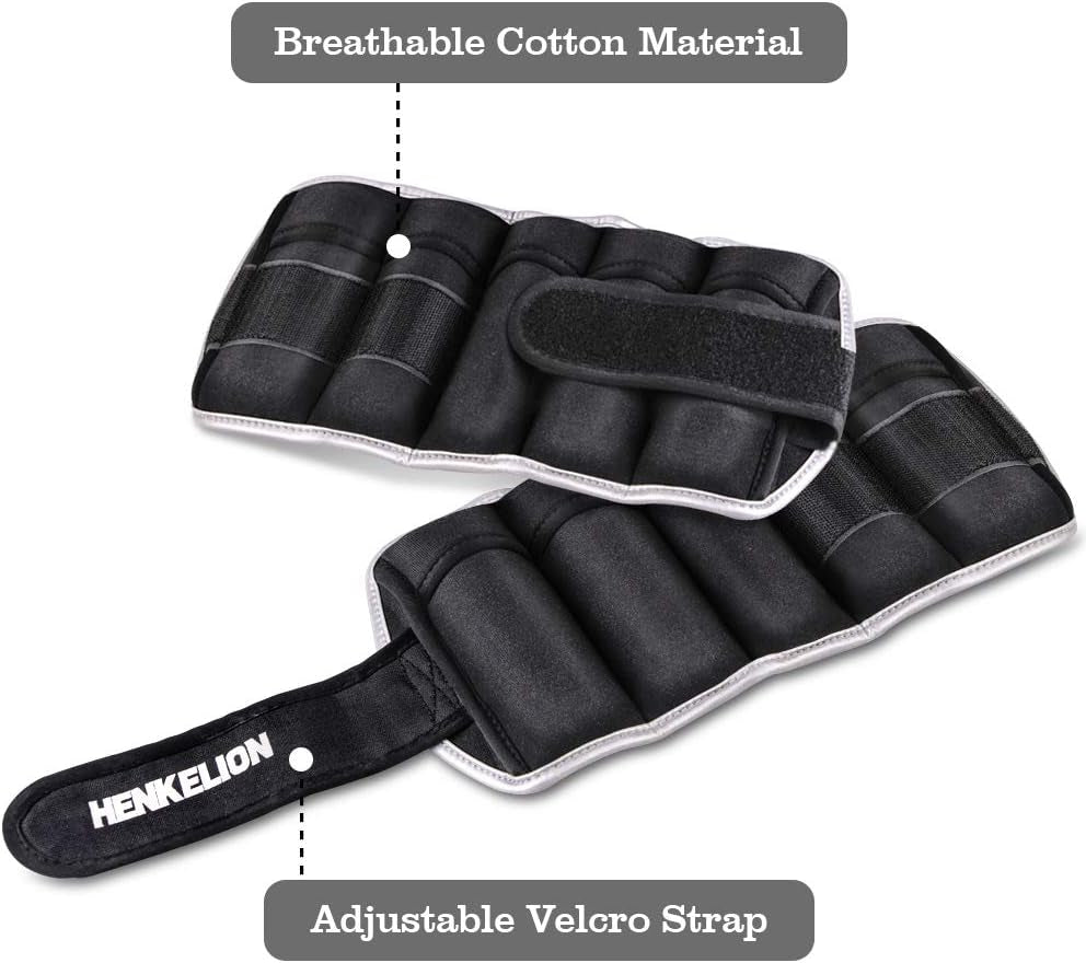 Elevate Your Workouts with Adjustable Ankle Weights - Perfect for All Fitness Levels!
