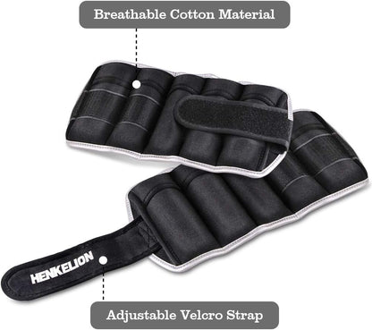 Elevate Your Workouts with Adjustable Ankle Weights - Perfect for All Fitness Levels!