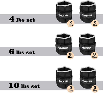 Elevate Your Workouts with Adjustable Ankle Weights - Perfect for All Fitness Levels!